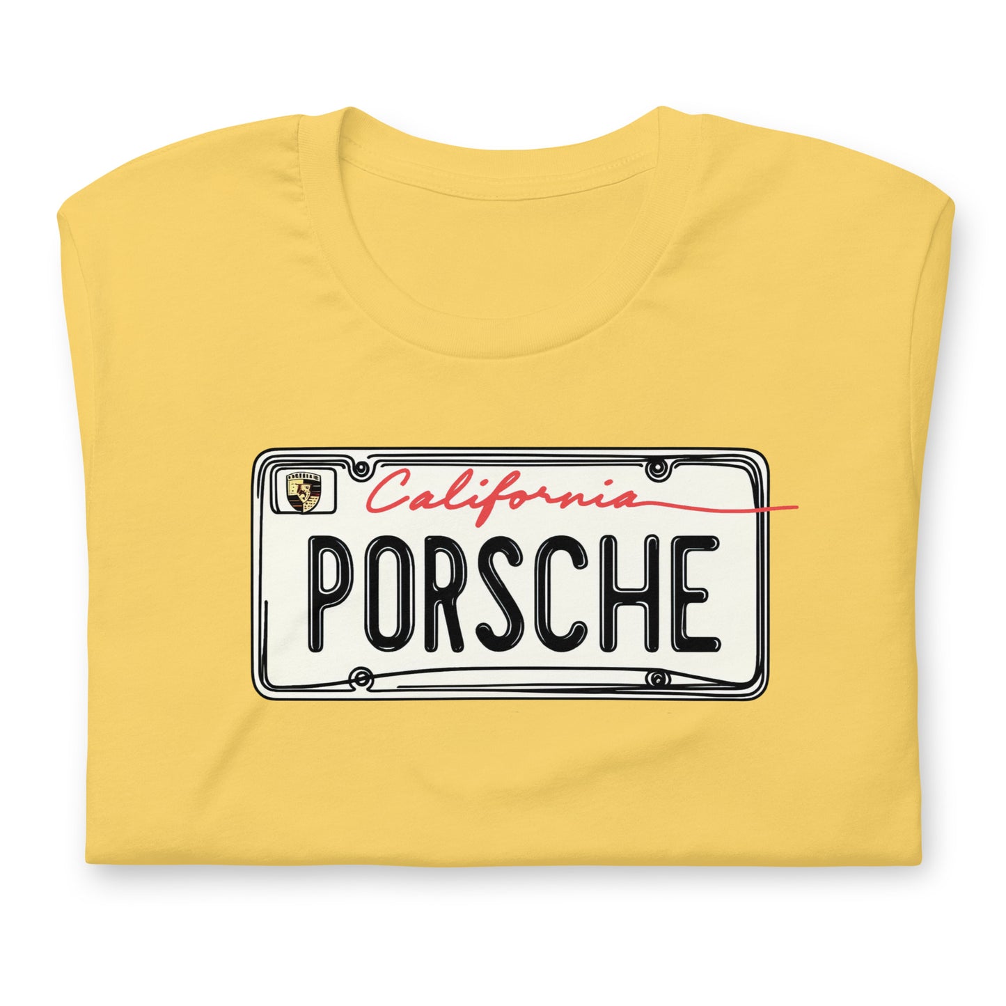 Porsche License Plate